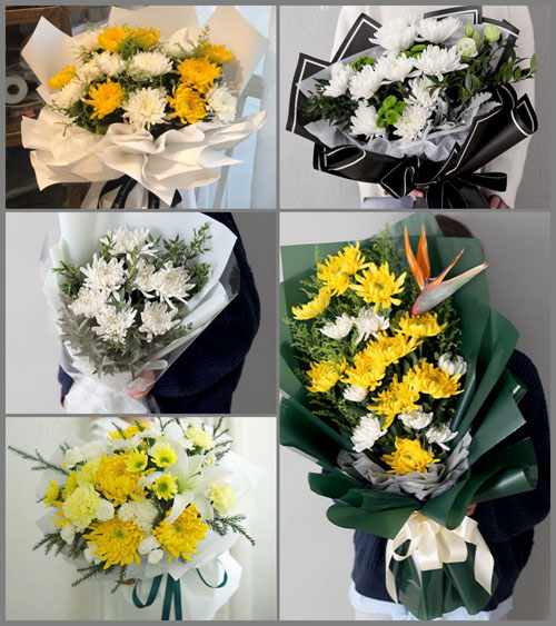 湖南永州道县白芒铺镇广文铺村白事花束代送